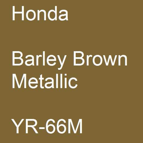 Honda, Barley Brown Metallic, YR-66M.